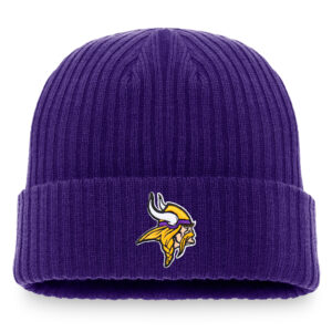 Lila Minnesota Vikings Fanatics Strickmütze mit Umschlag für Herren