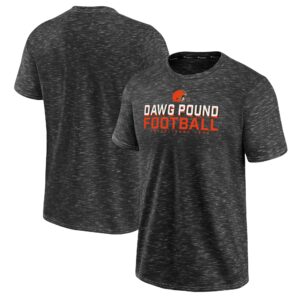 Cleveland Browns Component Fanatics T-Shirt für Herren, Anthrazit