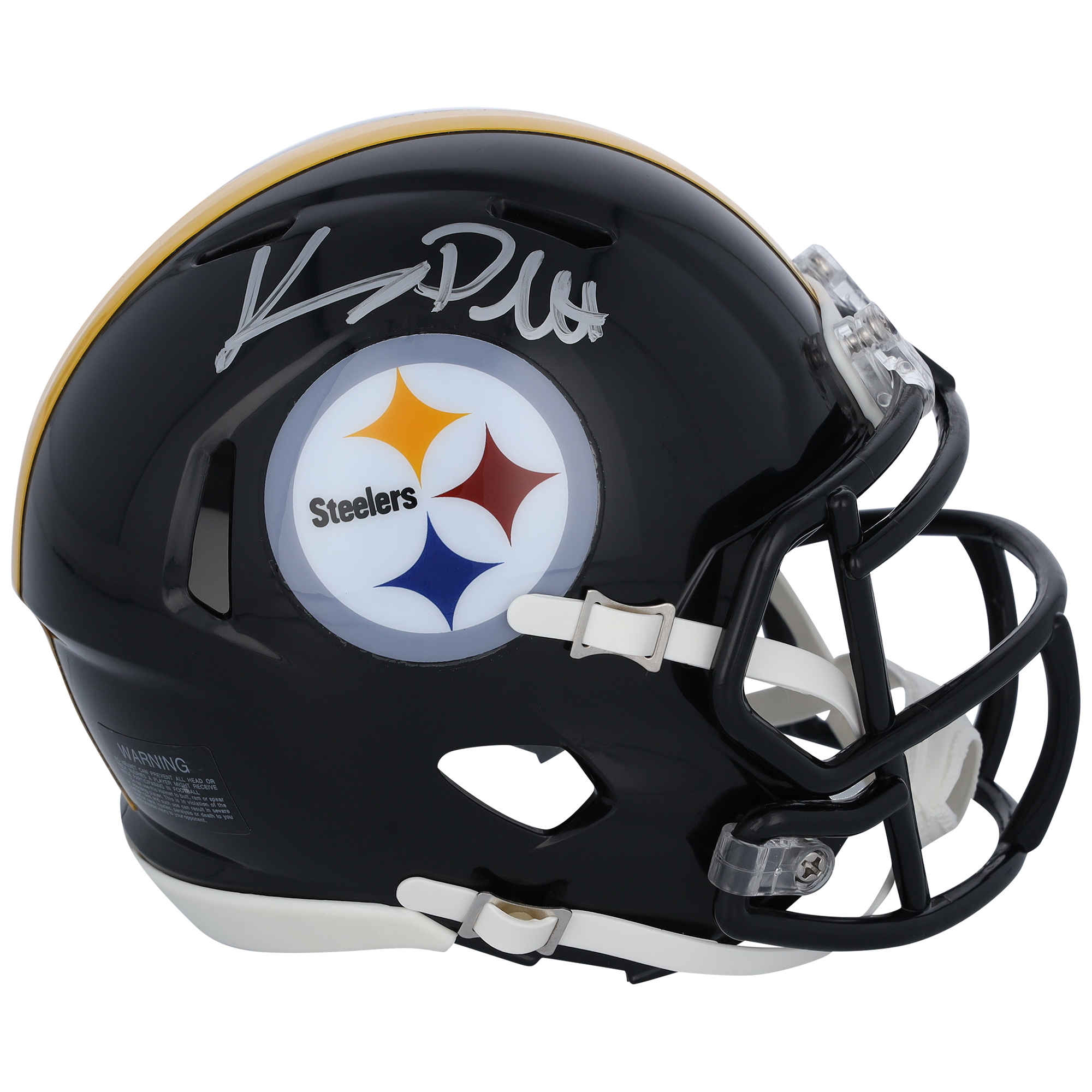 Kenny Pickett Pittsburgh Steelers signierter Riddell Speed ​​Mini-Helm