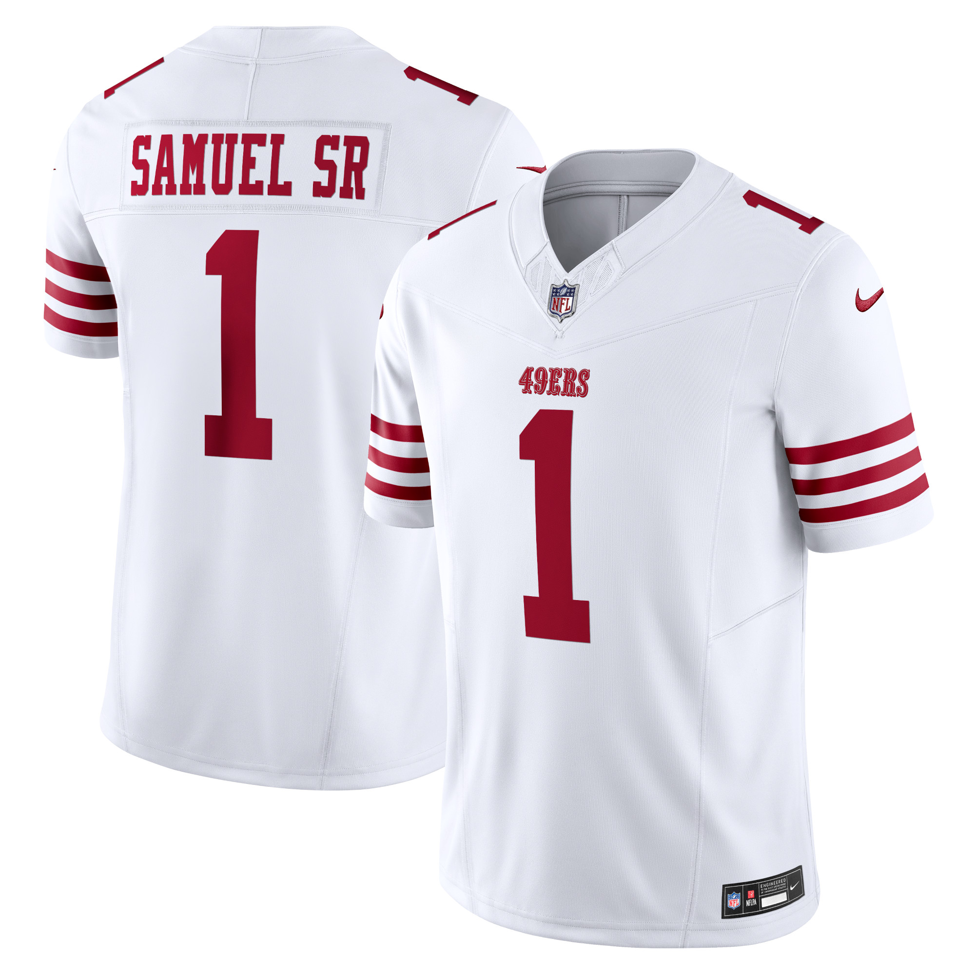 Weißes San Francisco 49ers Vapor F.U.S.E. Limited-Trikot von Nike Deebo Samuel Sr. für Herren