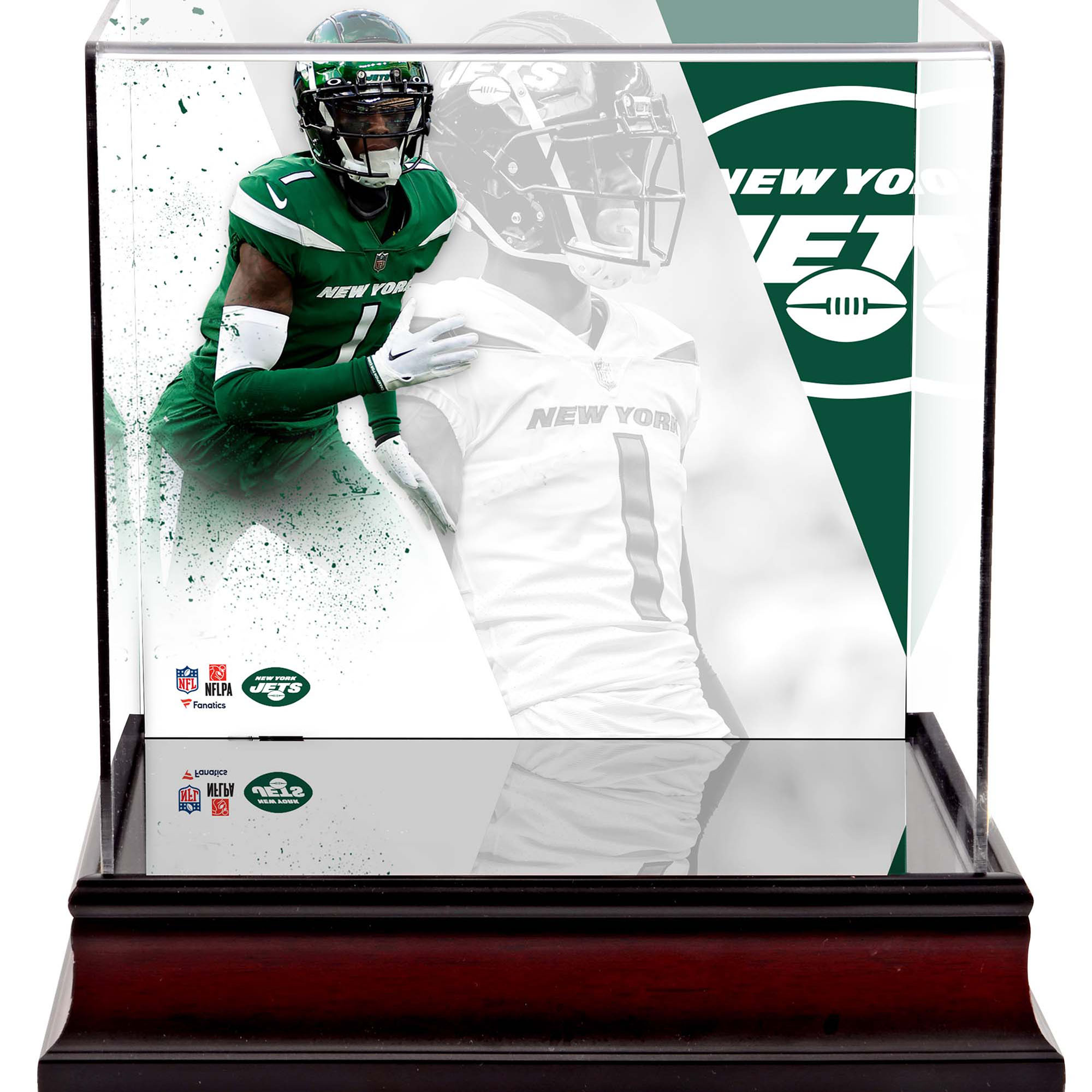 Ahmad Sauce Gardner New York Jets Deluxe Mini-Helmkoffer