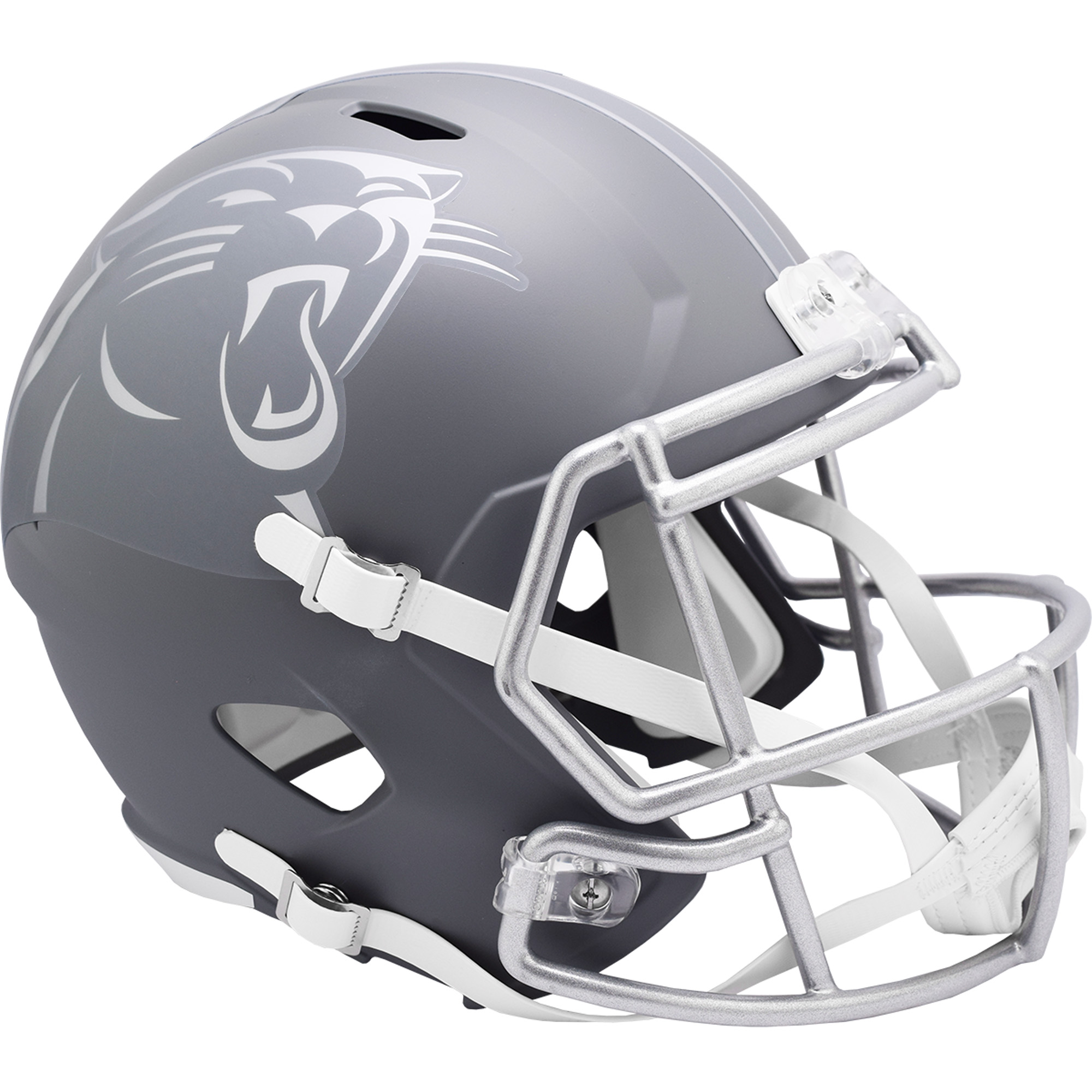 Carolina Panthers Riddell 2024 Slate Alternate Speed ​​Replica Helm