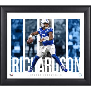 Anthony Richardson Indianapolis Colts Gerahmte 15″ x 17″ Spielerpanel-Collage