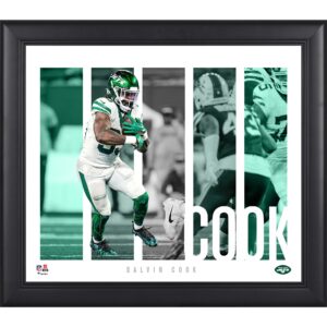 Dalvin Cook New York Jets Gerahmte 15″ x 17″ Spielerpanel-Collage