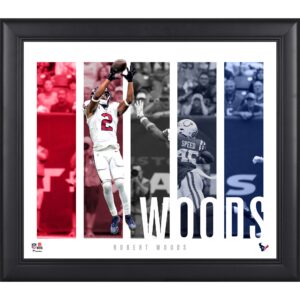 Robert Woods Houston Texans Gerahmte 15″ x 17″ Spielerpanel-Collage