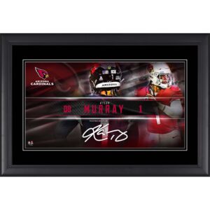 Kyler Murray Arizona Cardinals Faksimile-Signatur, gerahmt, 25,4 x 45,7 cm, Spieler-Namensschild-Collage