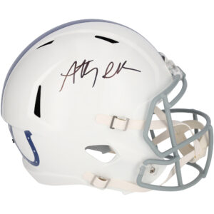 Anthony Richardson Indianapolis Colts signierter Riddell 2021 Throwback Speed ​​Replica-Helm