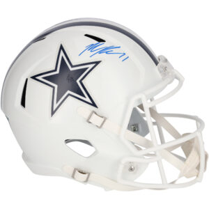 Micah Parsons Dallas Cowboys signierter Riddell White 2022 Alternate Speed ​​Replica Helm