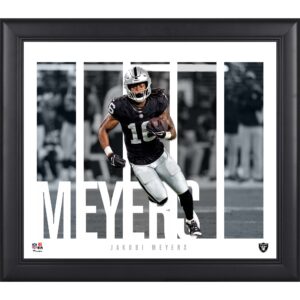 Jakobi Meyers Las Vegas Raiders Gerahmte 15″ x 17″ Spielerpanel-Collage