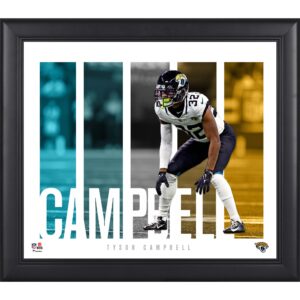 Tyson Campbell Jacksonville Jaguars Gerahmte 15″ x 17″ Spielerpanel-Collage