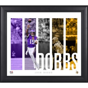 Joshua Dobbs Minnesota Vikings Gerahmte 15″ x 17″ Spielerpanel-Collage