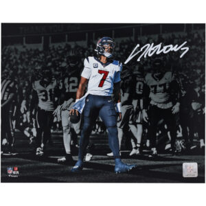 CJ Stroud, Houston Texans, signiertes 11 x 14 Zoll großes Scream Spotlight-Foto