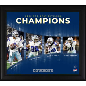 Dallas Cowboys 2023 NFC East Division Champions Collage, 15 x 17 Zoll