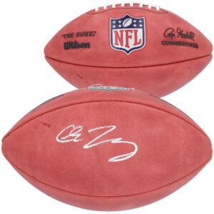 Chase Young San Francisco 49ers signierter Duke-Football in Farbe