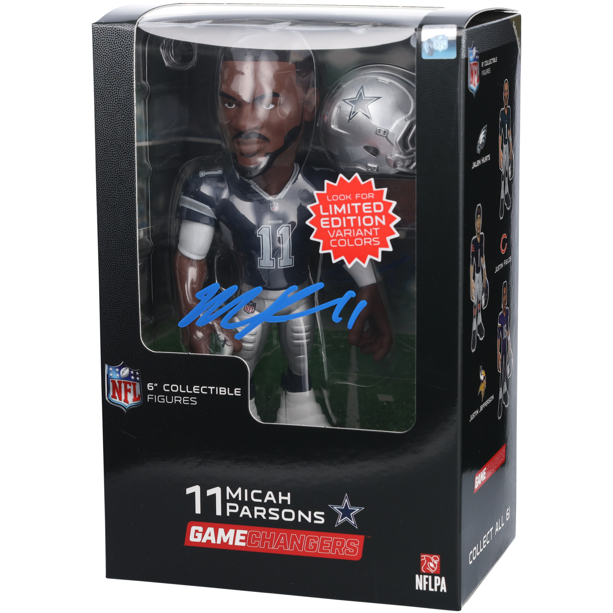 Signierte 6-Zoll-Figur „GameChangers“ von Micah Parsons aus der Dallas Cowboys-Serie