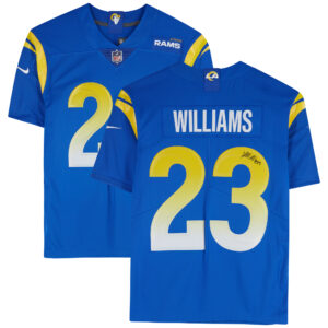 Kyren Williams – signiertes Royal Nike Limited-Trikot der Los Angeles Rams