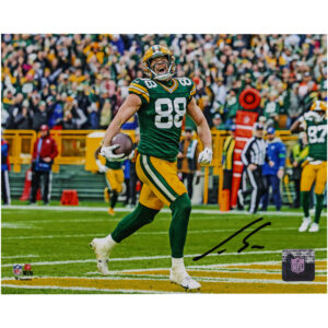 Von Luke Musgrave signiertes 8 x 10 Zoll großes Foto zur Touchdown-Feier der Green Bay Packers