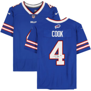 James Cook Buffalo Bills signiertes Nike Royal Limited-Trikot