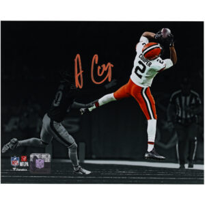 Von Amari Cooper signiertes Catch Spotlight-Foto der Cleveland Browns, 20,3 x 25,4 cm