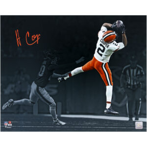 Von Amari Cooper signiertes Catch Spotlight-Foto der Cleveland Browns, 16 x 20 Zoll