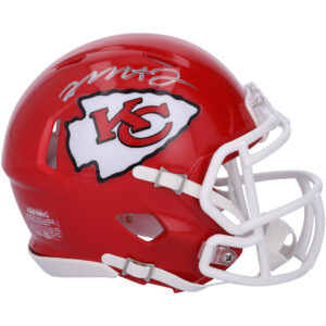 Mecole Hardman Kansas City Chiefs signierter Riddell Super Bowl SB LVIII Champions Speed ​​Mini-Helm