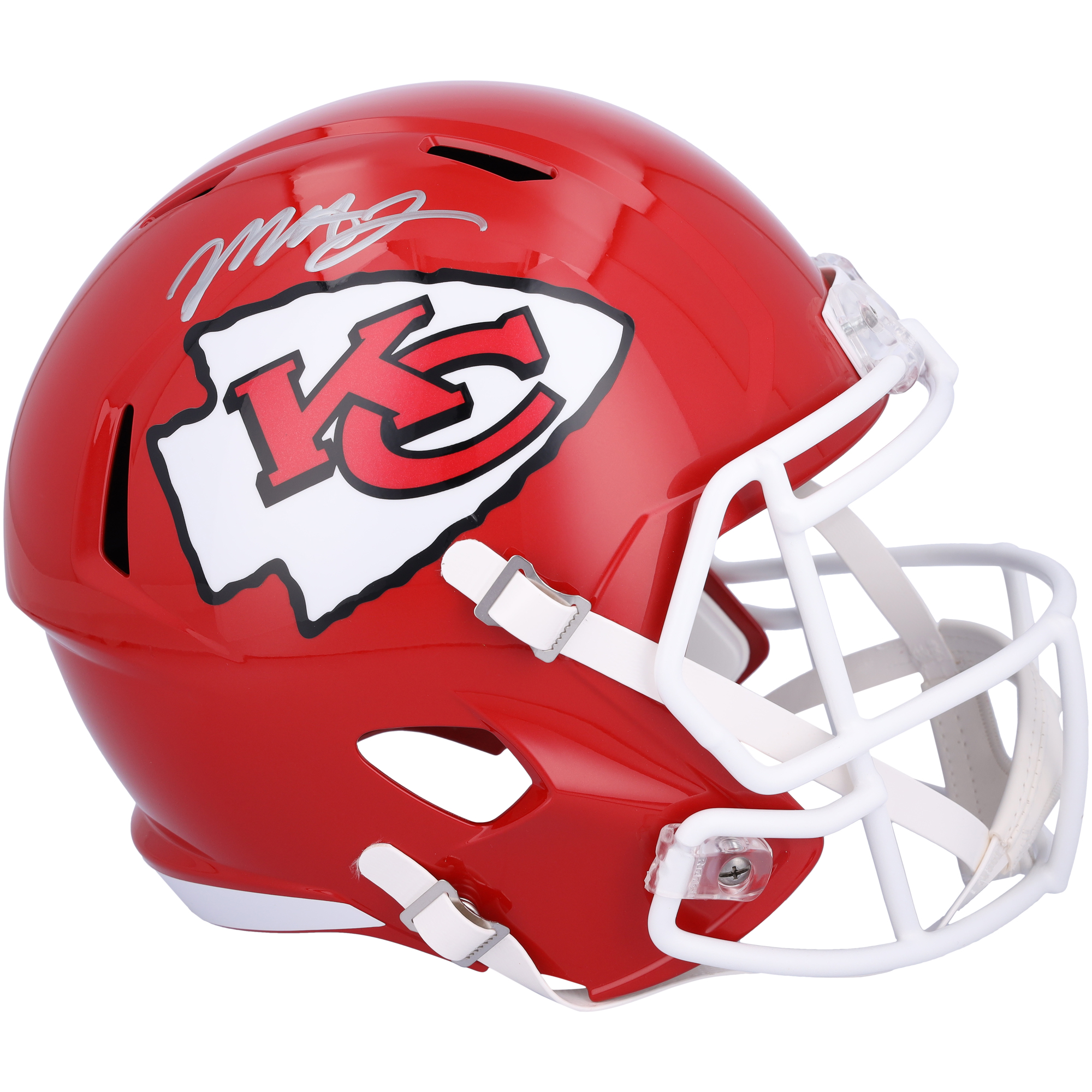 Mecole Hardman Kansas City Chiefs signierter Riddell Super Bowl SB LVIII Champions Speed ​​Replica-Helm