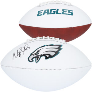 Signierter Franklin White Panel Football von Nick Foles, Philadelphia Eagles