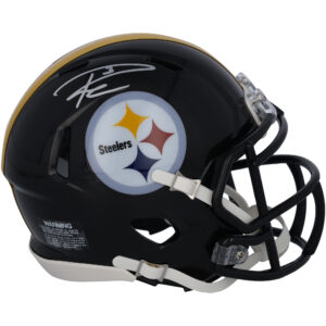 Signierter Speed-Mini-Helm von Russell Wilson von den Pittsburgh Steelers