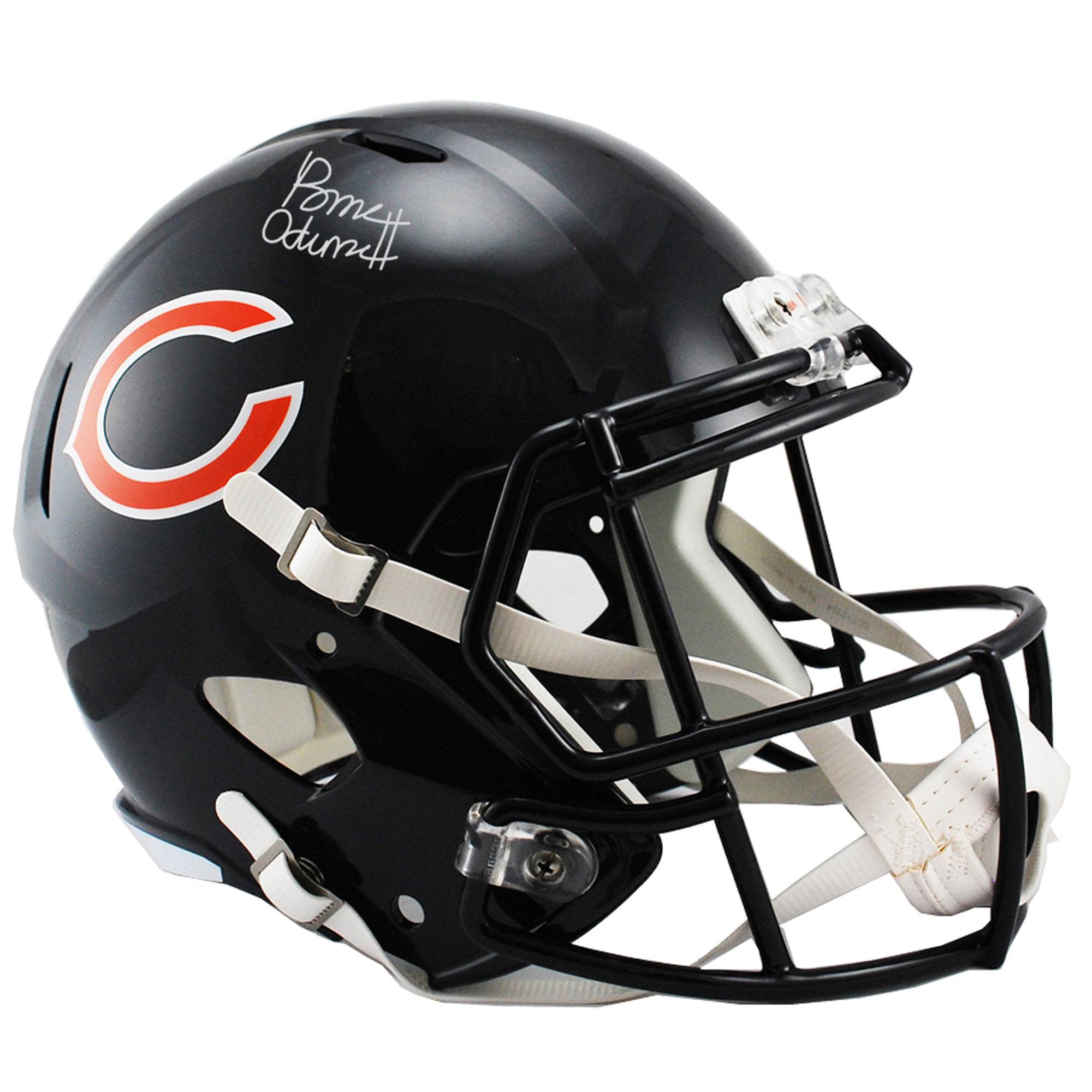 Rome Odunze Chicago Bears signierter 2024 NFL Draft Erstrunden-Pick Riddell Speed ​​Replica Helm
