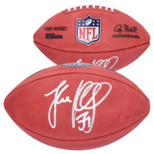 Luke Kuechly Carolina Panthers signierter Wilson Duke Football in Farbe