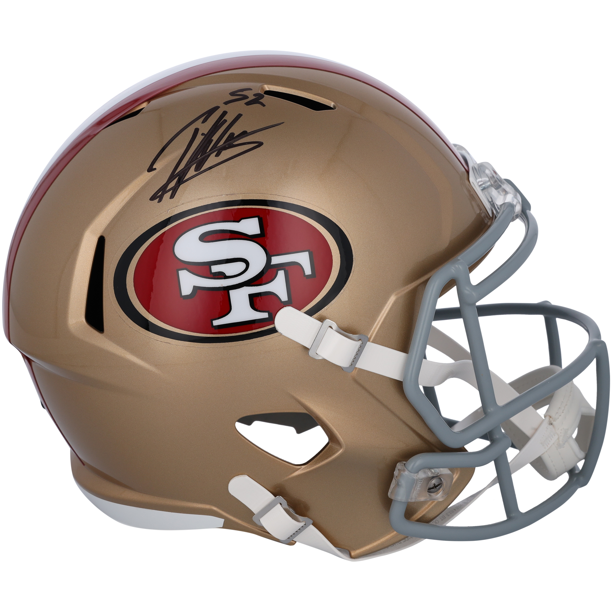 Signierter Speed-Replika-Helm von Patrick Willis von den San Francisco 49ers