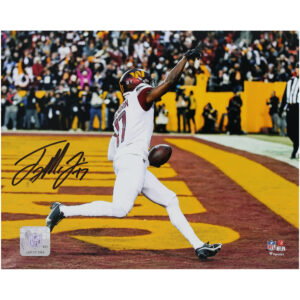 Von Terry McLaurin signiertes Touchdown-Foto der Washington Commanders, 20,3 x 25,4 cm