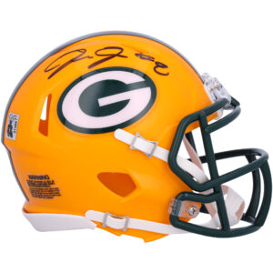 Josh Jacobs – signierter Speed-Mini-Helm der Green Bay Packers