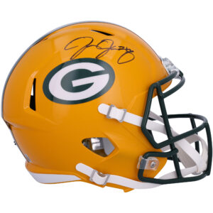 Josh Jacobs – signierter Speed-Replika-Helm der Green Bay Packers