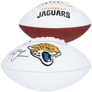 Trevor Lawrence Jacksonville Jaguars signierter Franklin White Panel Football