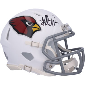 Von Kurt Warner signierter Speed ​​Mini-Helm der Arizona Cardinals
