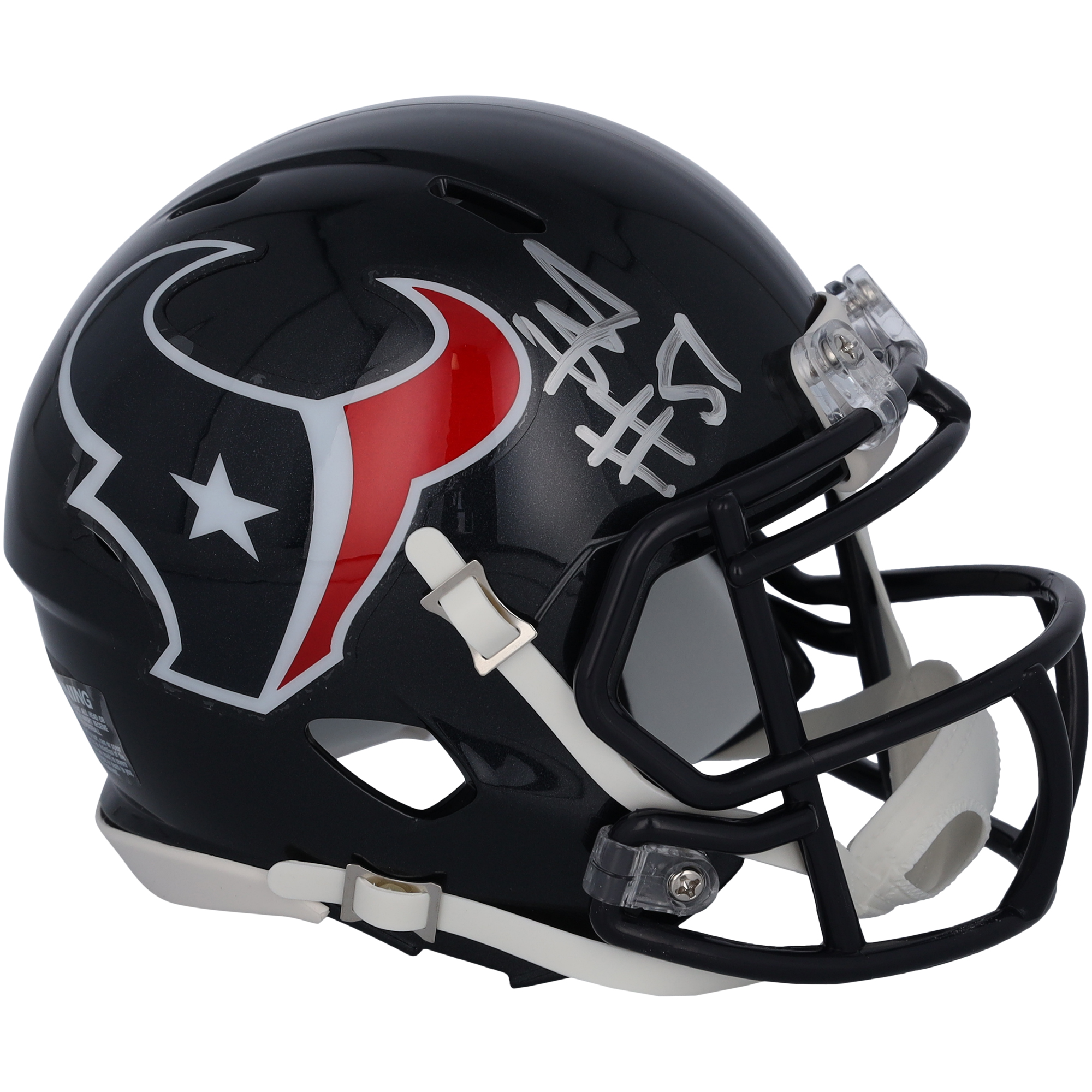 Von Will Anderson Jr. signierter Speed ​​Mini-Helm 2024 von den Houston Texans