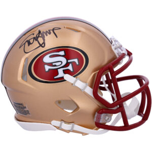 Steve Young San Francisco 49ers signierter Throwback 1996-2008 Speed ​​Mini-Helm