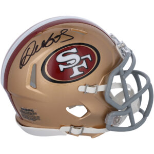 Von Deebo Samuel signierter Riddell Speed ​​Mini-Helm der San Francisco 49ers