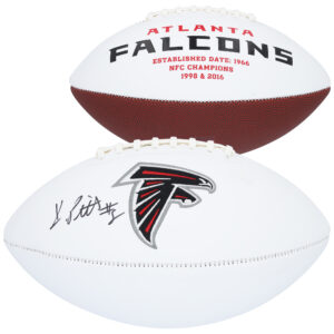 Kyle Pitts Atlanta Falcons signierter weißer Panel-Football