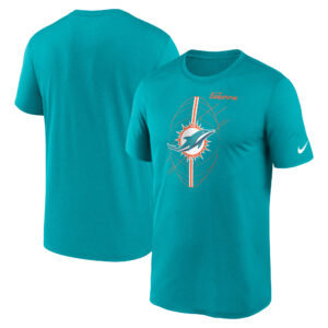 Nike Aqua Miami Dolphins Legend Icon Performance-T-Shirt für Herren