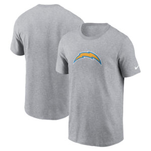 Nike Essential T-Shirt für Herren – Graues Los Angeles Chargers-Logo