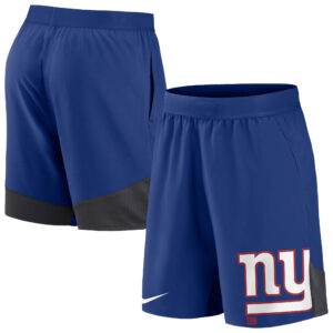 Nike Royal New York Giants Stretch-Performance-Shorts für Herren