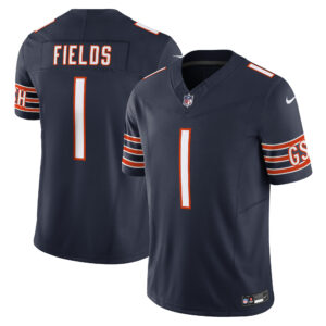 Marineblaues Chicago Bears Vapor F.U.S.E. Limited-Trikot von Nike Justin Fields für Herren