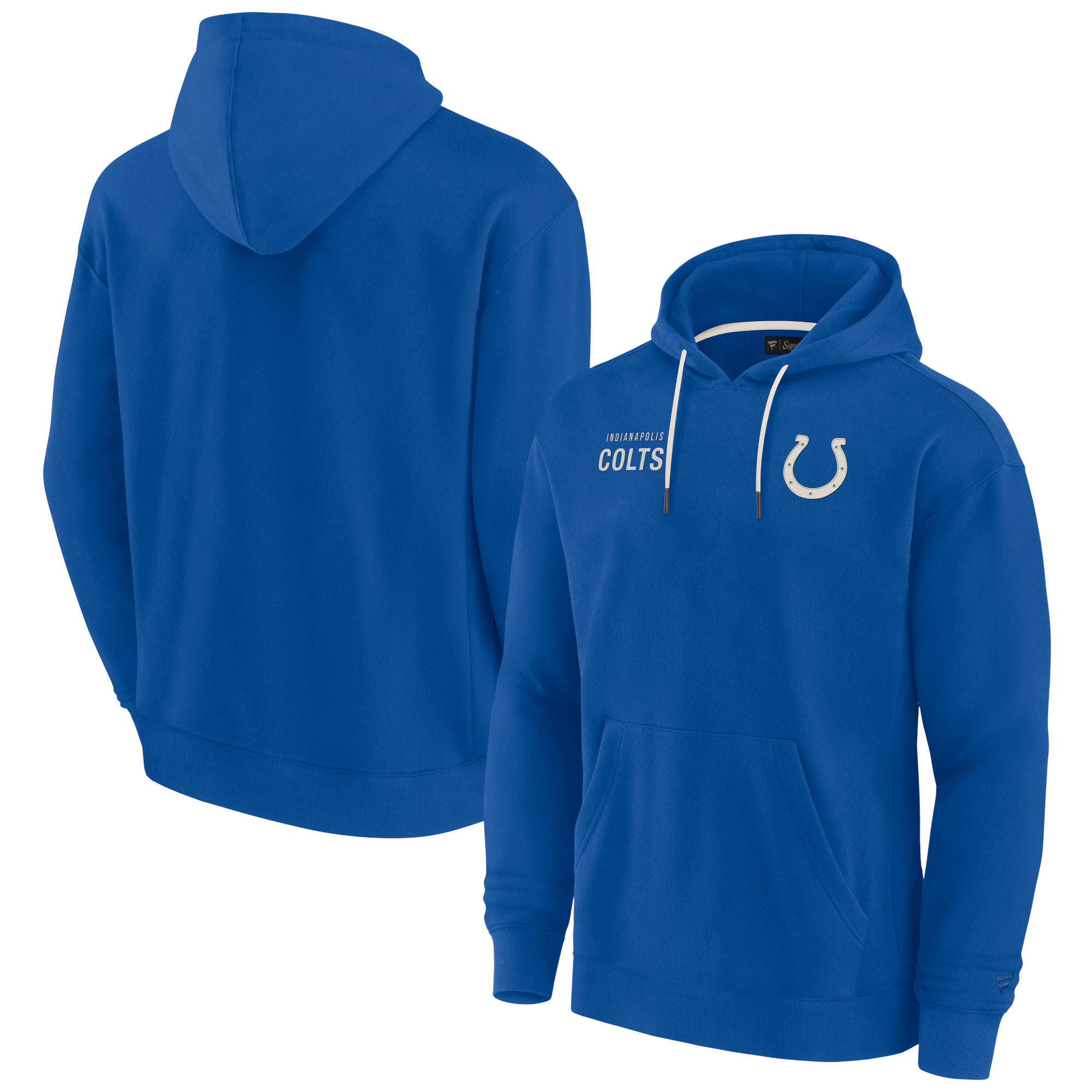 Unisex Fanatics Royal Indianapolis Colts Elements Superweicher Fleece-Kapuzenpullover