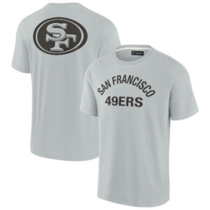 Unisex Fanatics San Francisco 49ers Elements T-Shirt, superweich, grau, kurzärmelig