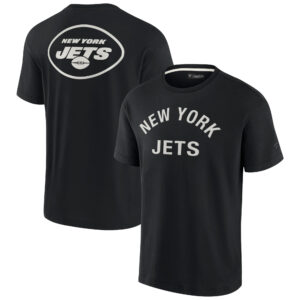 Unisex Fanatics – Schwarzes, superweiches New York Jets Elements-T-Shirt mit kurzen Ärmeln