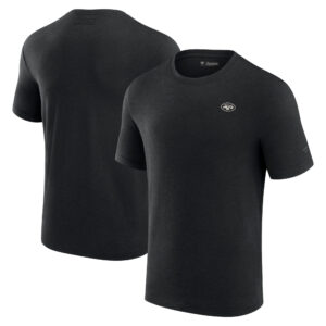 Schwarzes New York Jets Fanatics-Kurzarm-T-Shirt aus Modal für Herren