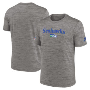 Herren Nike Seattle Seahawks Throwback Sideline Performance T-Shirt, Anthrazit