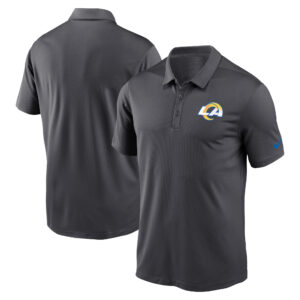 Nike Performance-Poloshirt mit Franchise-Logo der Los Angeles Rams in Anthrazit für Herren